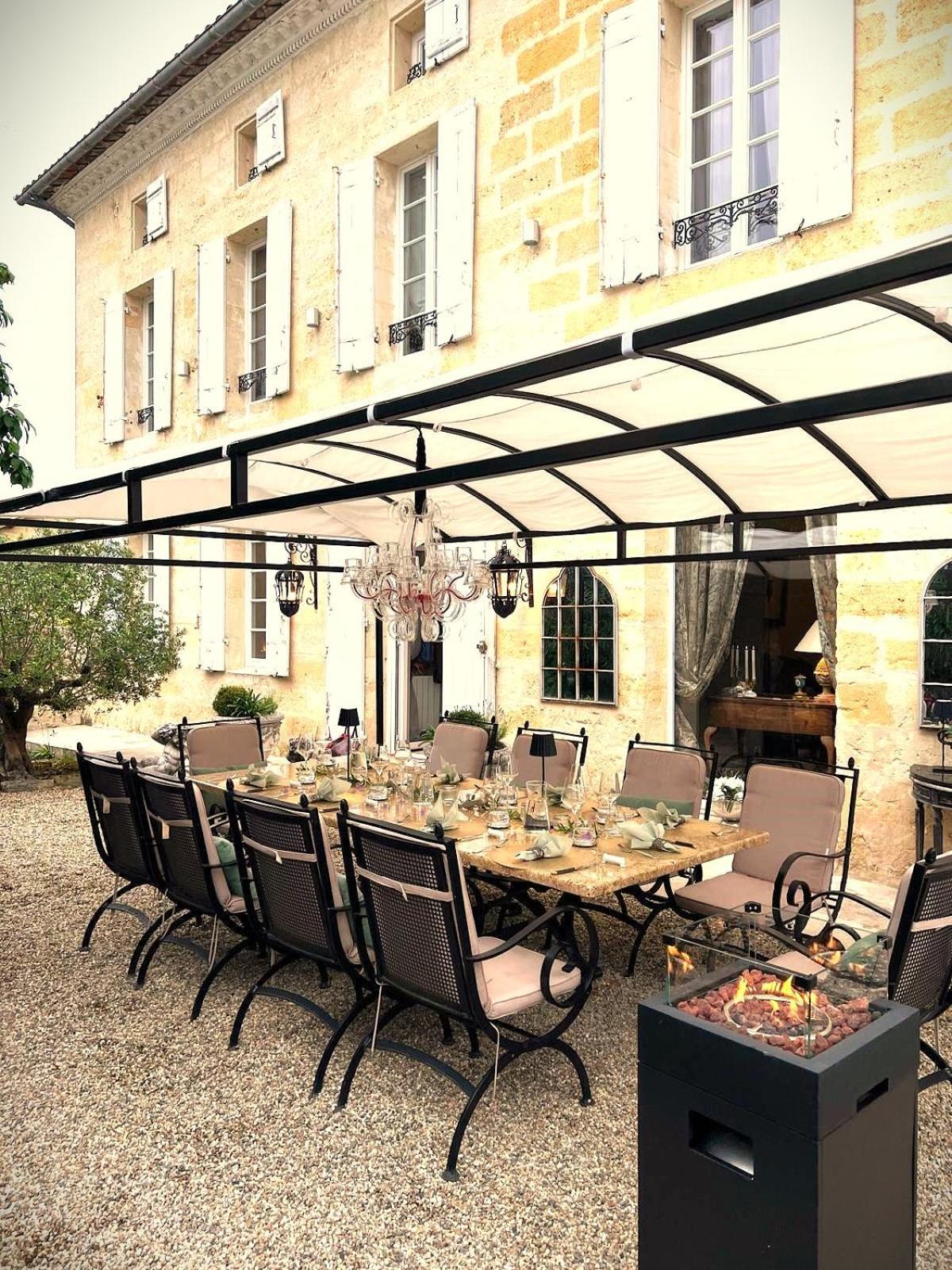 B&B Clos Emilion Et Table D'Hote En Option Vignonet Екстериор снимка